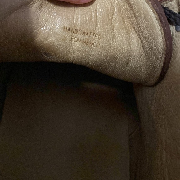 Leon Mexico handcrafted Chukka boots men’s 11 burnished brown Leather soft - Picture 9 of 11